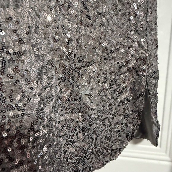 IN'VOLAND Sequins Sleeveless Top SZ 20W Lined Disco Party New Years Glam - Picture 5 of 6